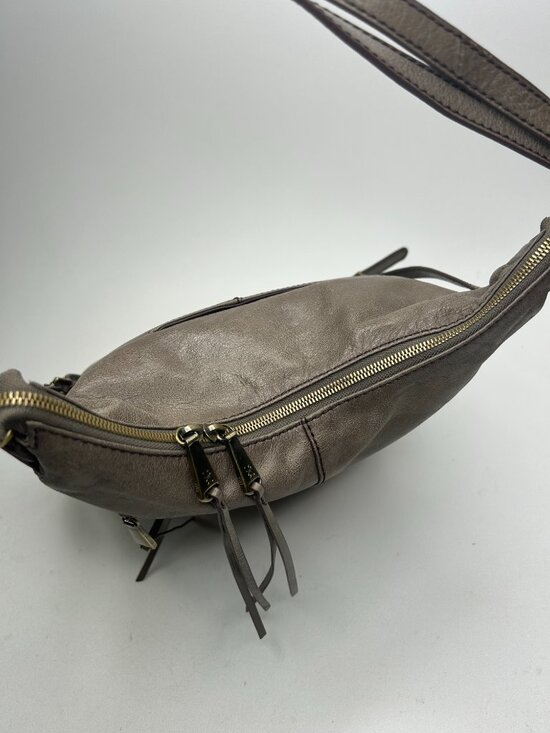 HOBO INT\'L Taupe Merrin Backpack Leather Convertible Shoulder Bag main image 9
